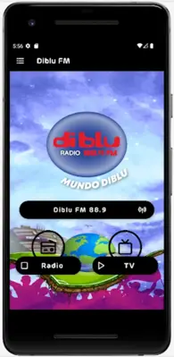 Diblu FM android App screenshot 0